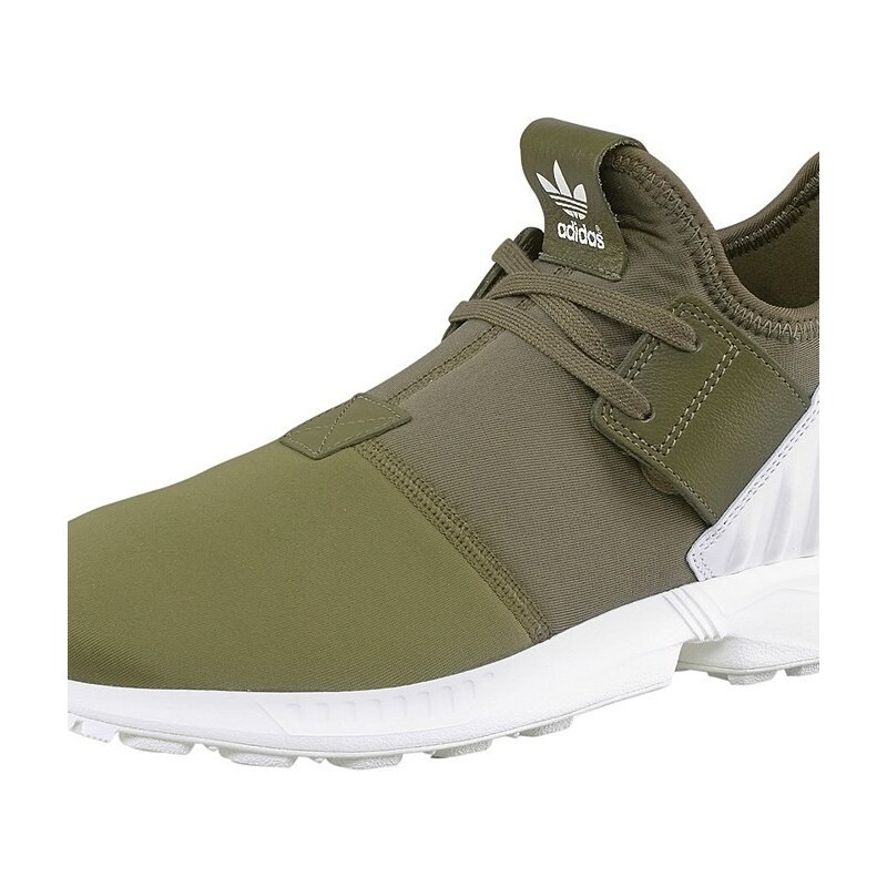 ADIDAS ORIGINALS Tenisky, ZX Flux Plus, adidas Original khaki/bílá - Normální délka (N)