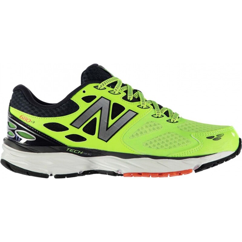 New Balance M 680 v3 Mens Running Shoes, lime/black