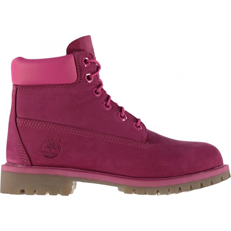 Timberland 6in Premier Waterproof Junior Shoes, pink