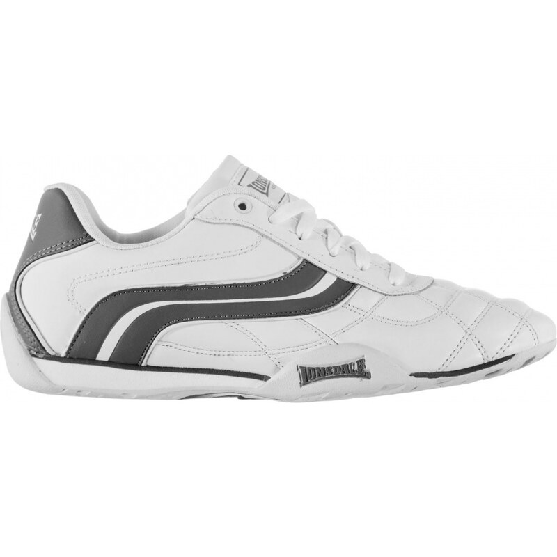 Lonsdale Camden Mens Trainers, white/grey