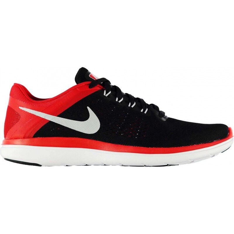 Nike Flex 2016 Mens Running Shoes, black/silv/red