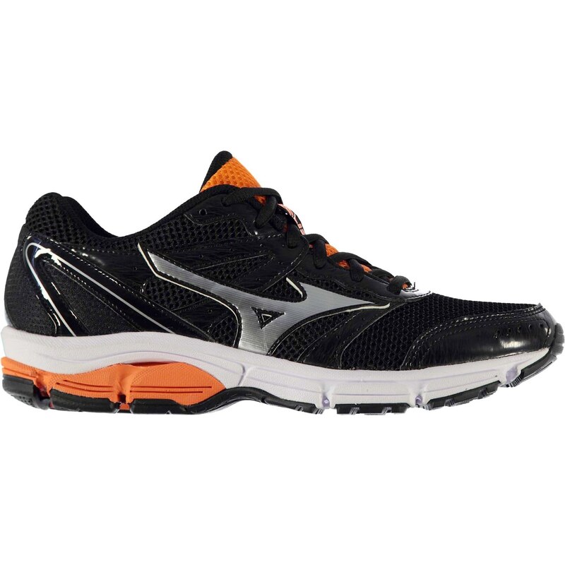 Mizuno Wave Impetus 2 Mens Running Shoes, black/silv/oran