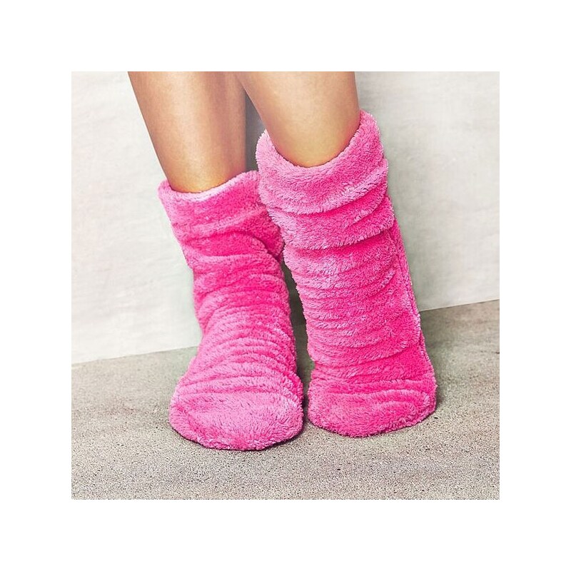 L & L Hřejivé ponožky Pink