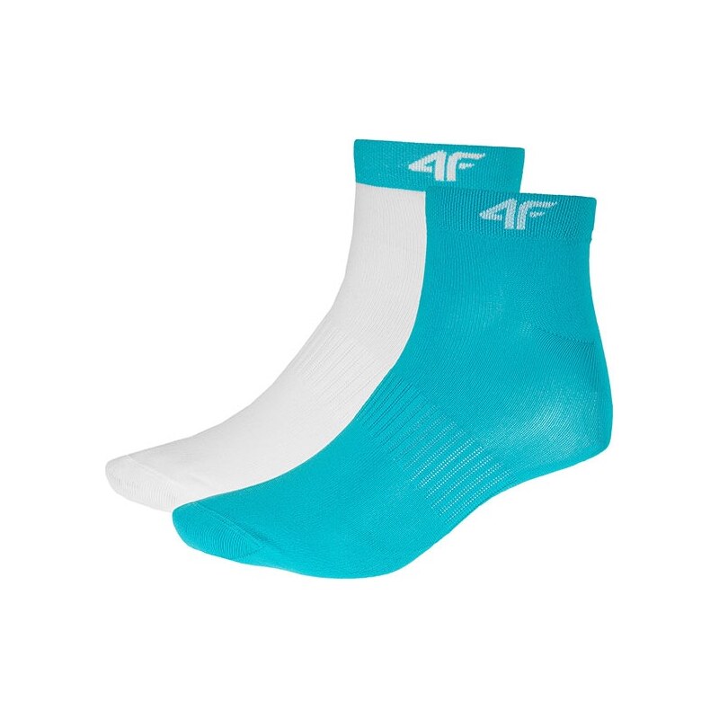 4F Dámské sportovní ponožky Turqoise - 2pack tyrkysová 39-42