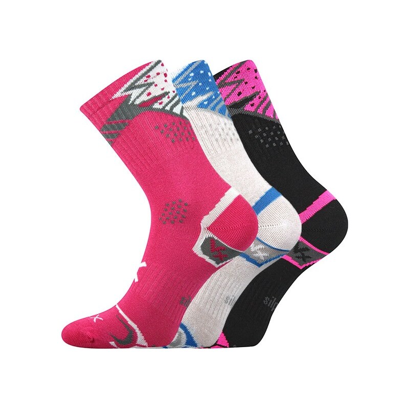 VOXX Sportovní ponožky Alka Mix 3pack barevná 39-42