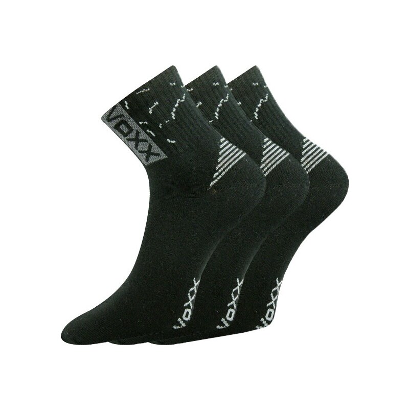 VOXX Univerzální sportovní ponožky Codex 3pak černá 48-51