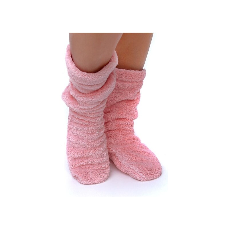 L & L Hřejivé ponožky Lota Pink růžová 39-41