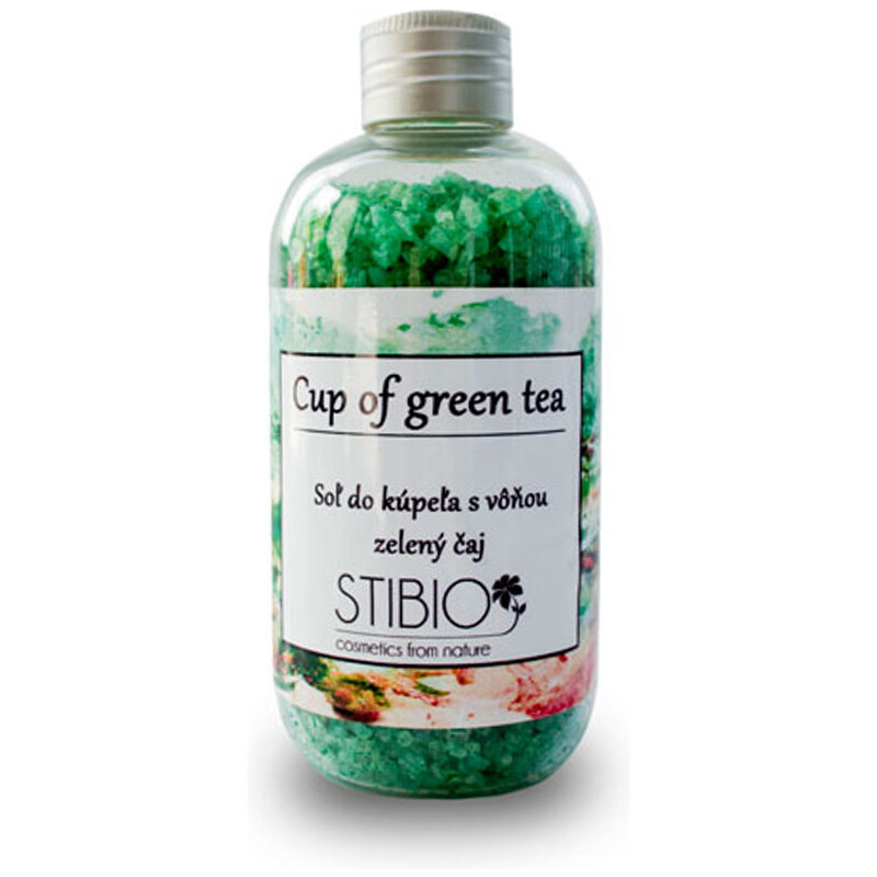 Stibio Sůl do koupele se zeleným čajem Cup of Green Tea