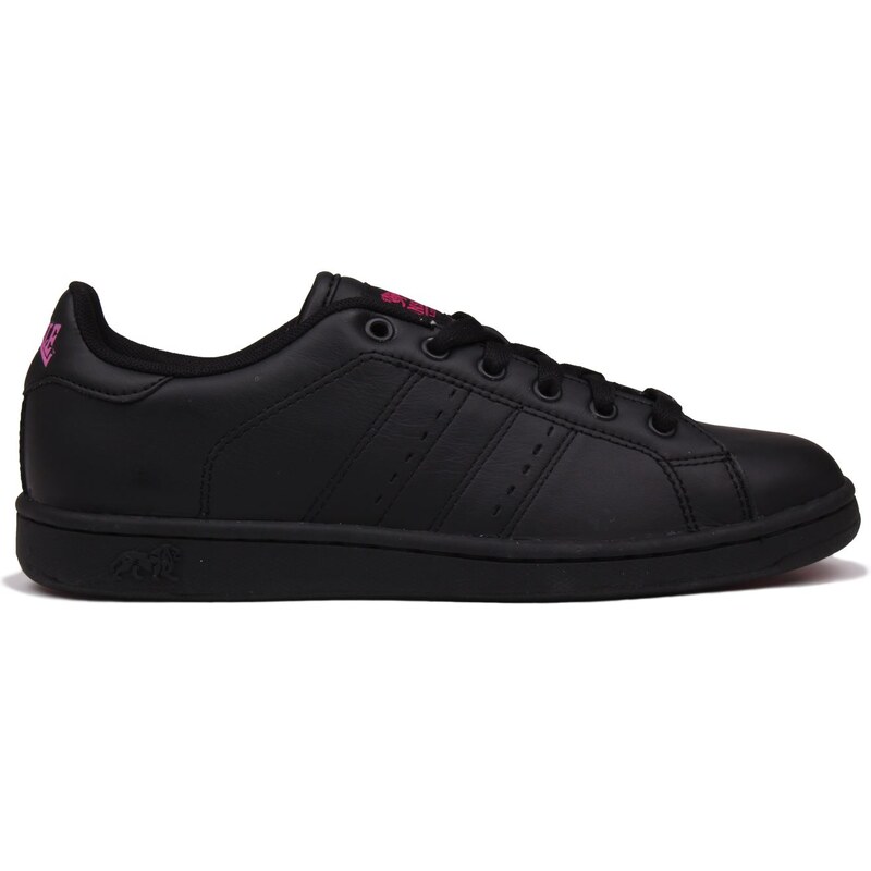 Lonsdale Leyton Ladies Trainers, black/cerise