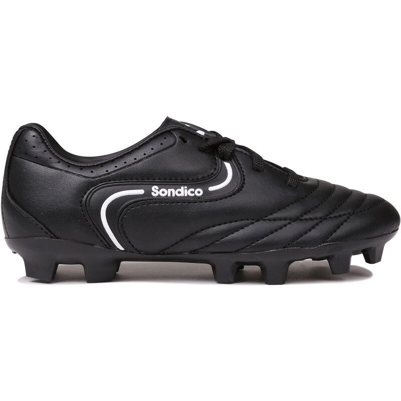 Sondico Strike II FG Childs Football Boots, black/white
