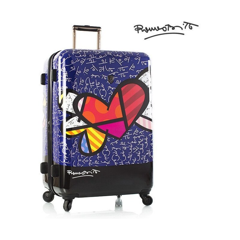 Heys Britto Heart with Wings cestovní kufr TSA 76 cm 132 l