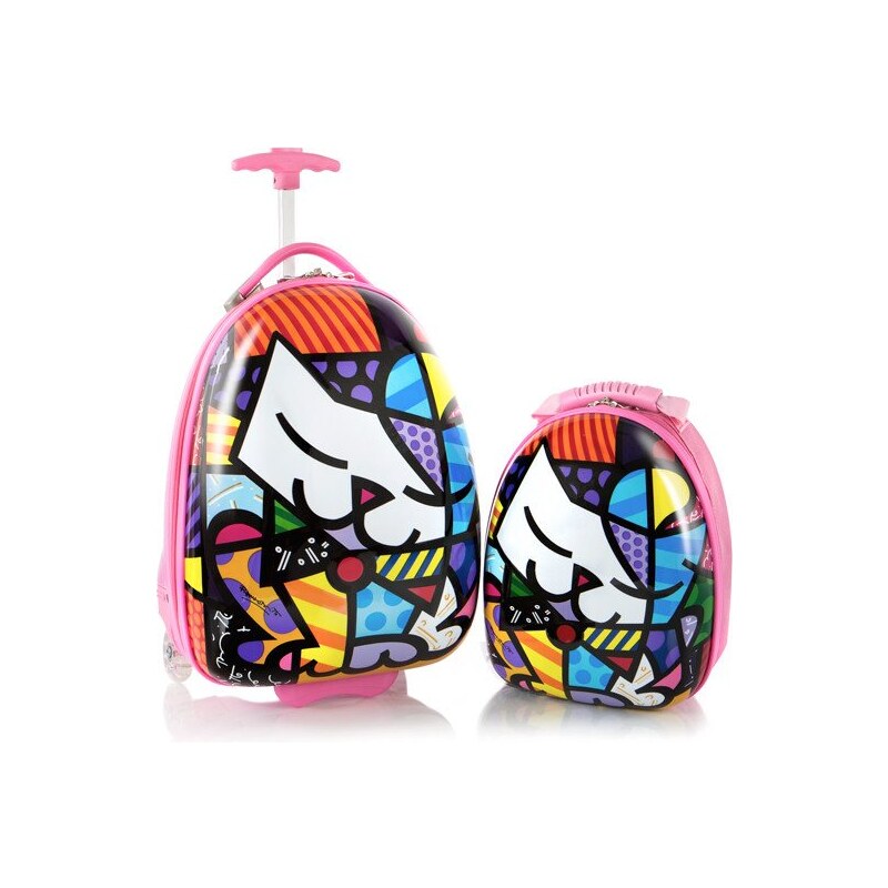 Heys Britto for Kids dětská sada Kitty kufr 46 cm a batoh 31 cm