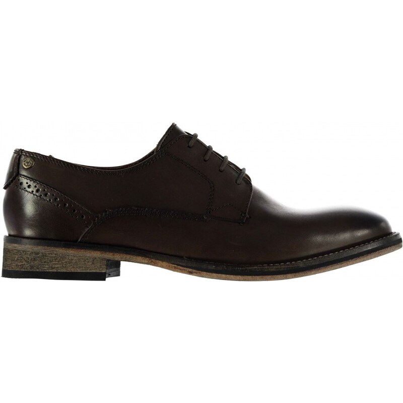 Frank Wright Merton Derby Mens Shoes, brown