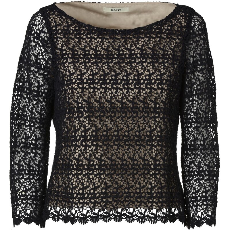 Gant The Lace Boat Neck Top