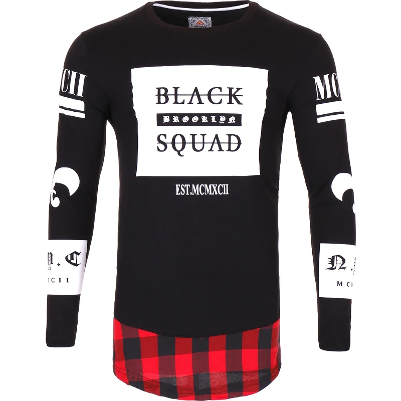 Pánské tričko Black Squad - černá Velikost: XL - GLAMI.cz