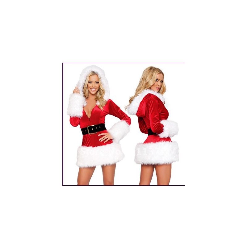 LM moda Sexy obleček Santa Clause - Vánoční kostým 022