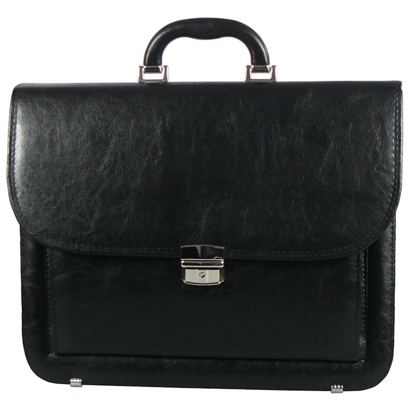 Aktovka REAbags 7416TR - černá/nikl 15 l