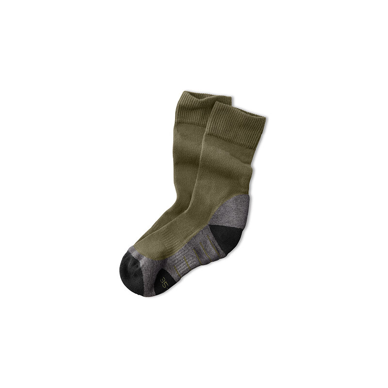 Tchibo Outdoorové funkční ponožky, 2 páry, khaki