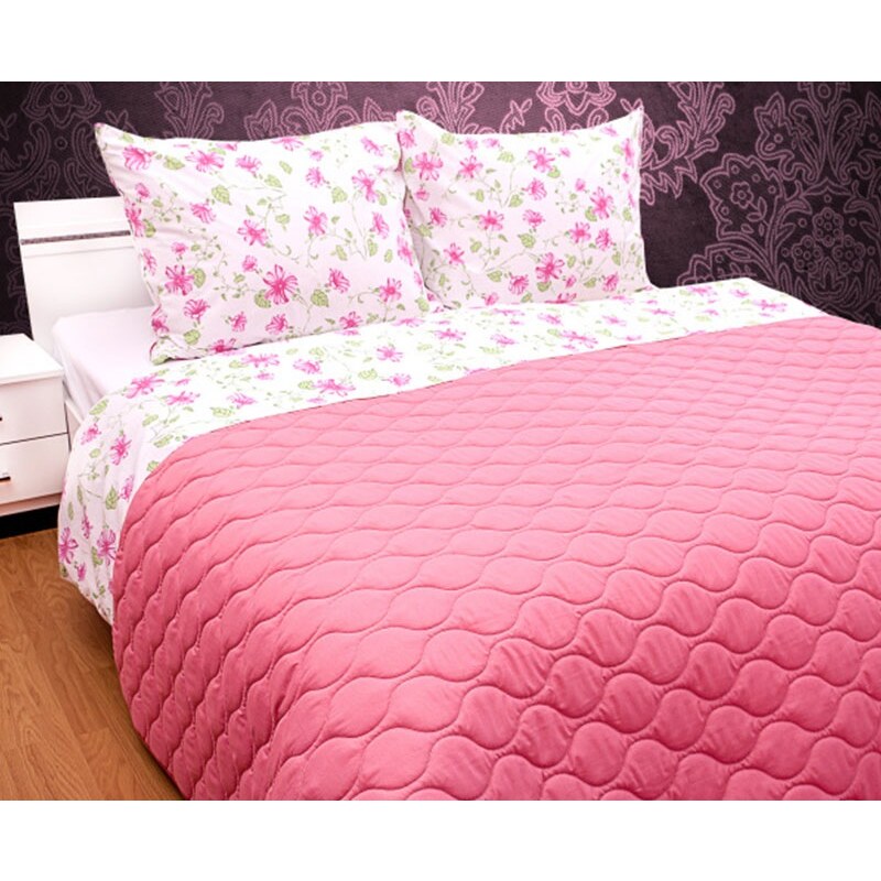 Ariatex Přehoz na postel růžový