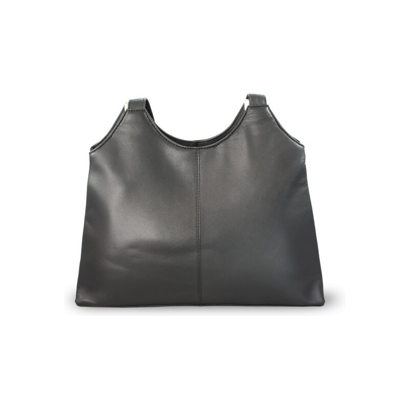 Černá dámská kožená kabelka Penelopie