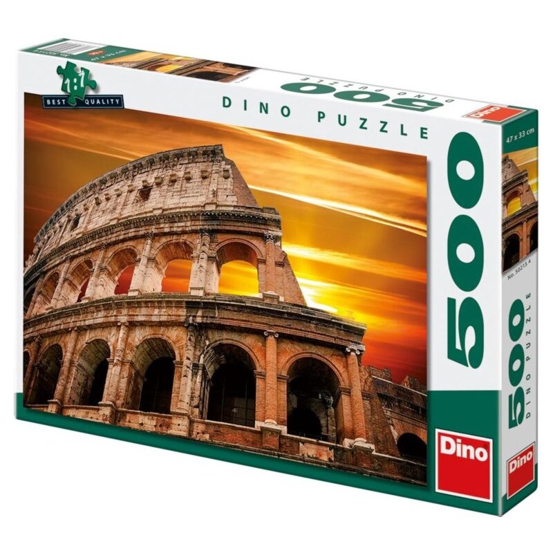 Dino Puzzle Západ slunce nad Koloseem 500 dílků