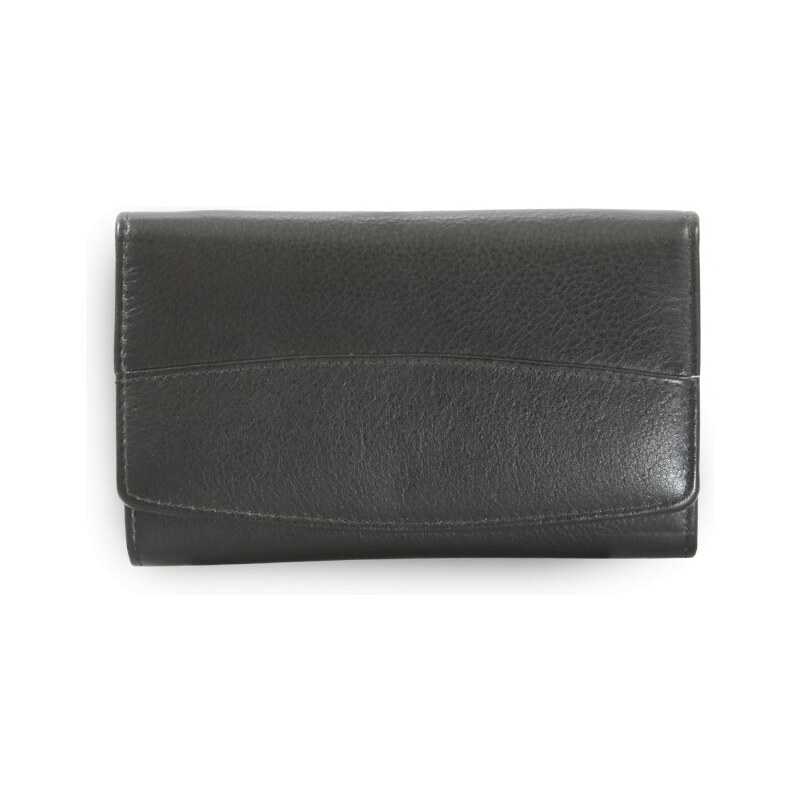 Černá dámská kožená rámová peněženka Khloen
