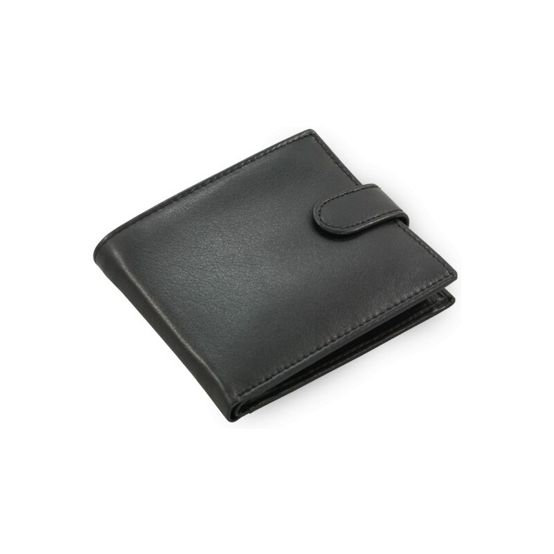 Černá pánská kožená peněženka Kaitlyen