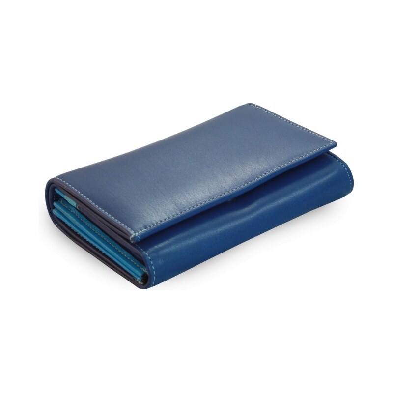 Modrá dámská kožená peněženka Chloen