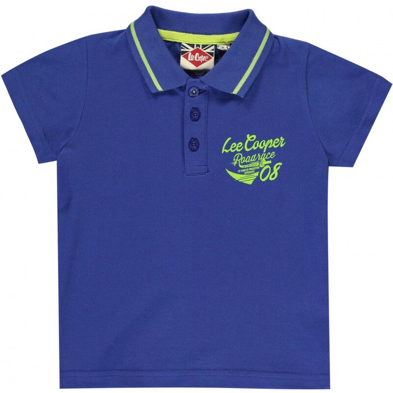Lee Cooper Tip Polo Shirt Infant Boys, blue