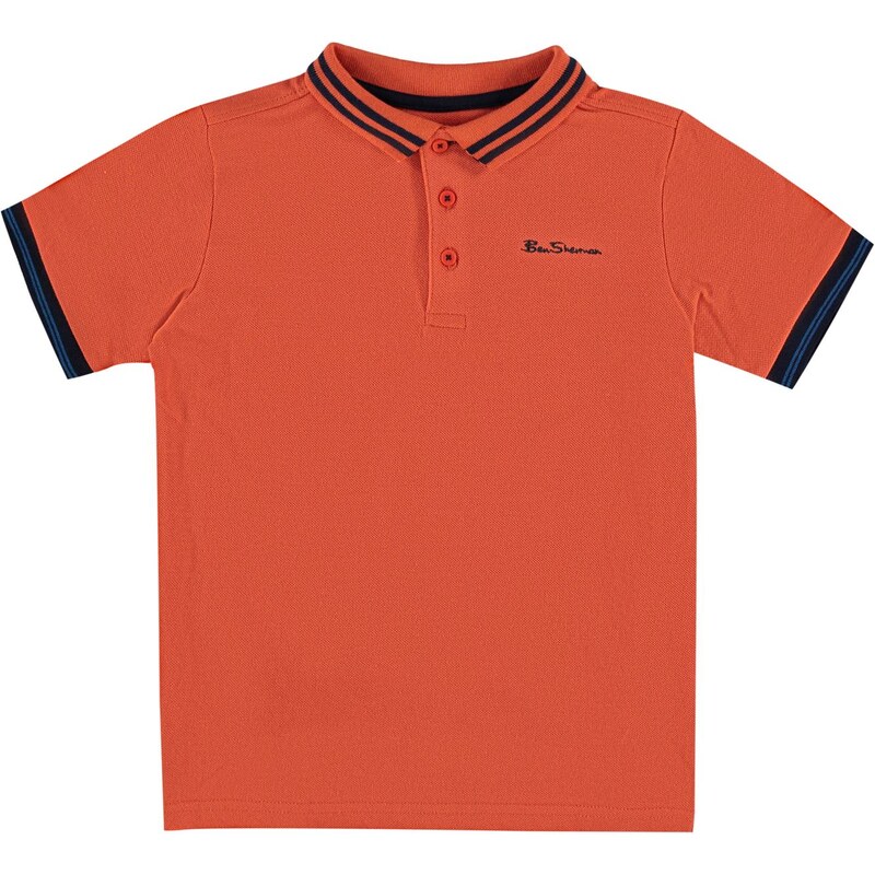 Ben Sherman 66J Short Sleeve Polo Infant Boys, orange