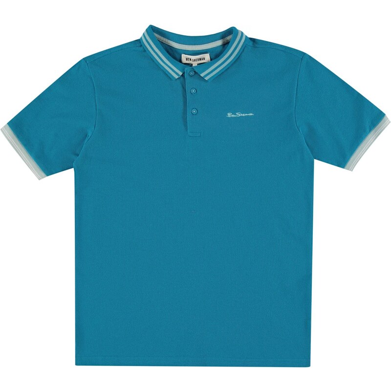 Ben Sherman 66V Polo Shirt Junior Boys, turquoise