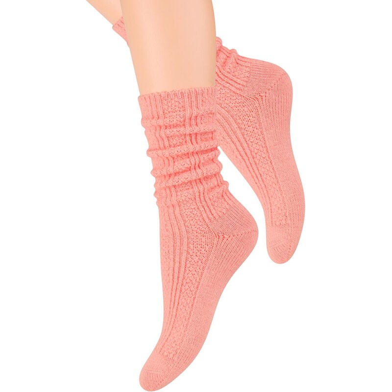 Ponožky Steven 017-1 - výprodej, oranžová