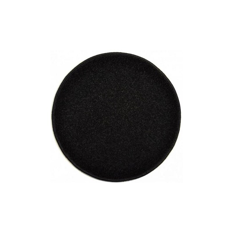 Eton černý koberec kulatý