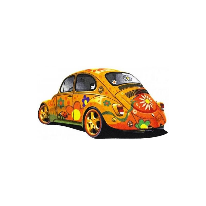 Koberec VW Brouk Beetle žlutý