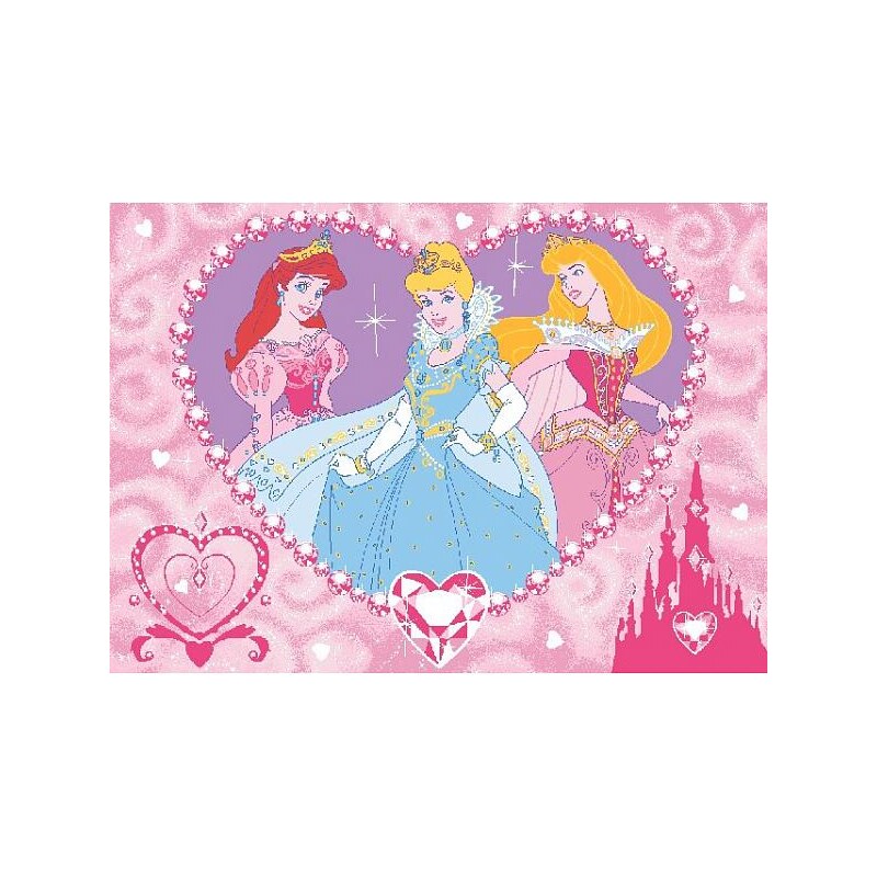 Dětský koberec Princesses Jewels P19