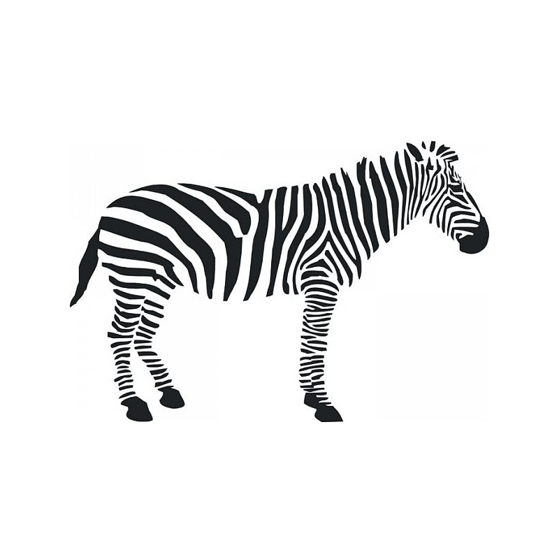 Samolepící dekorace Zebra