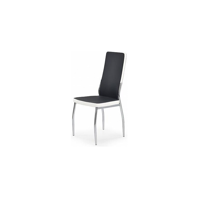 Jídelní židle K210, černo-bílá