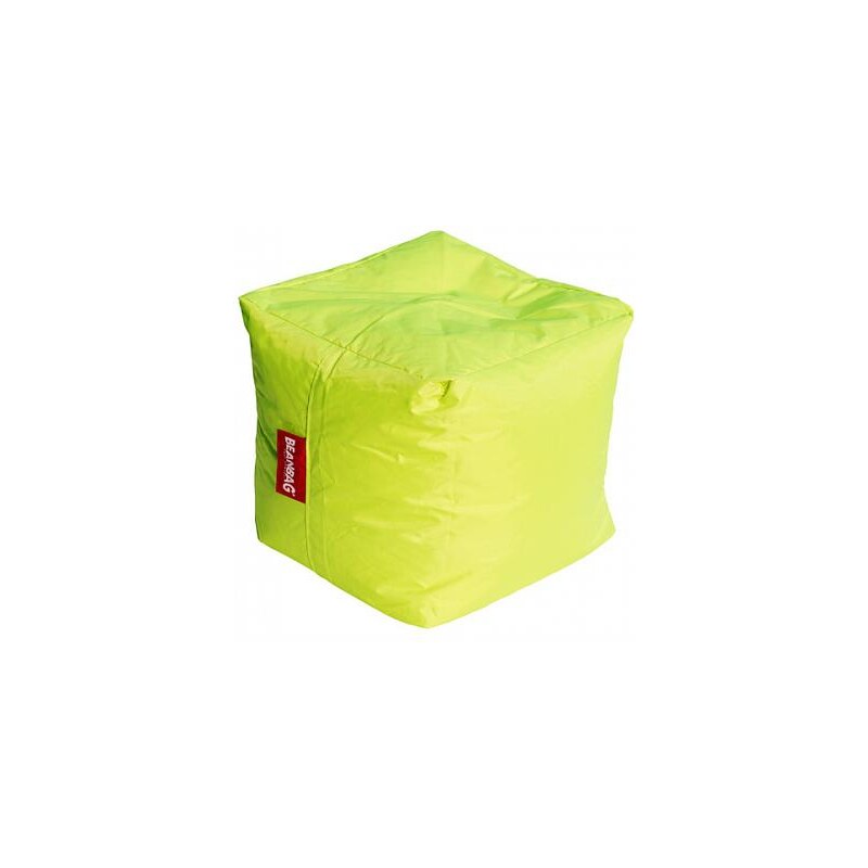 Zářivě limetkový sedací vak BeanBag Cube