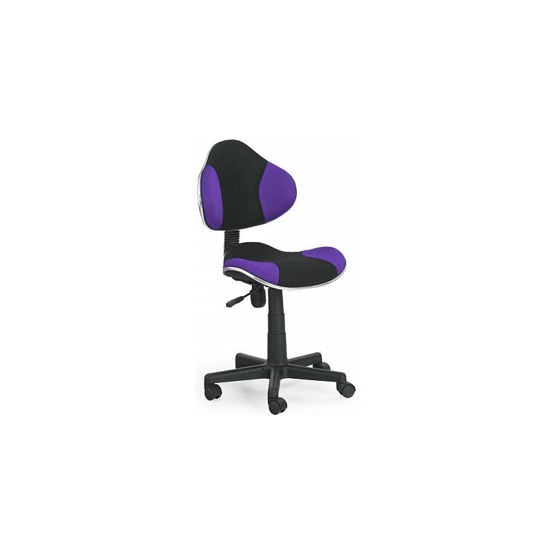 Dětská židle Flash černo-fialová