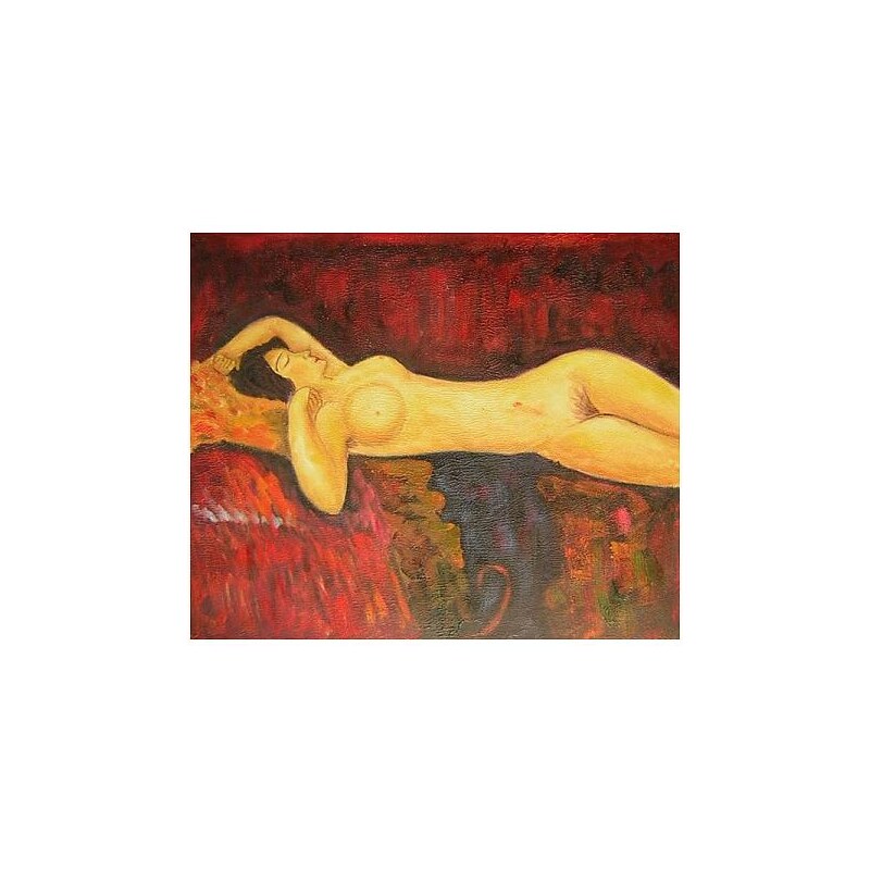 Obraz - Spící nahá žena