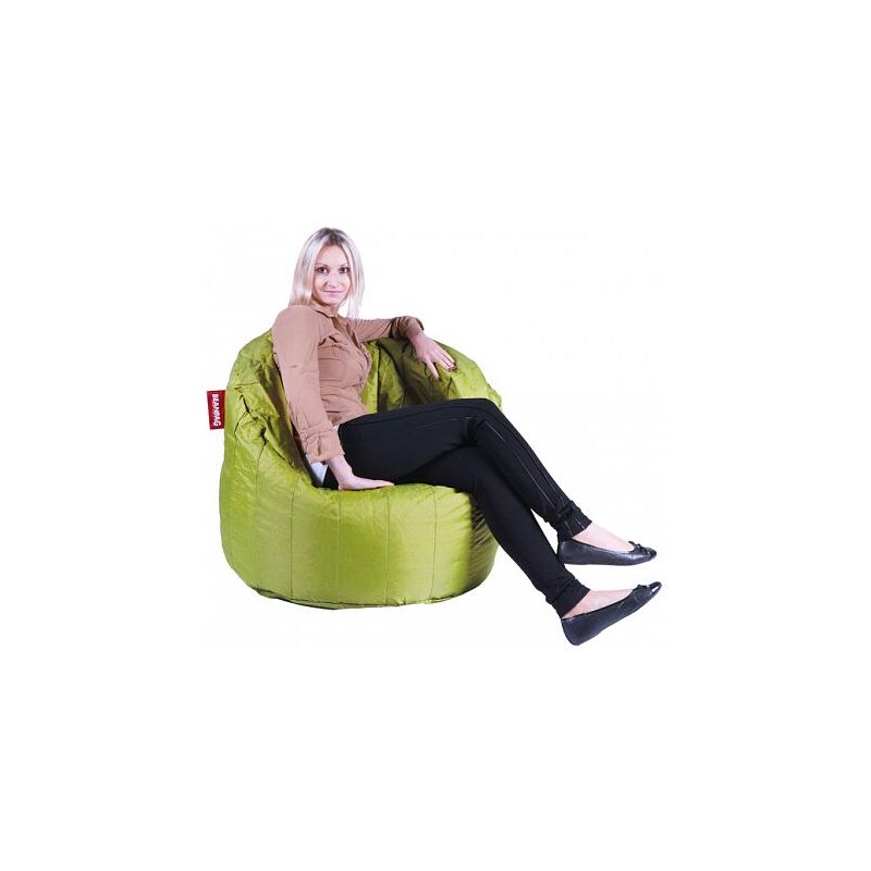 Zelený sedací vak BeanBag Lumin Chair