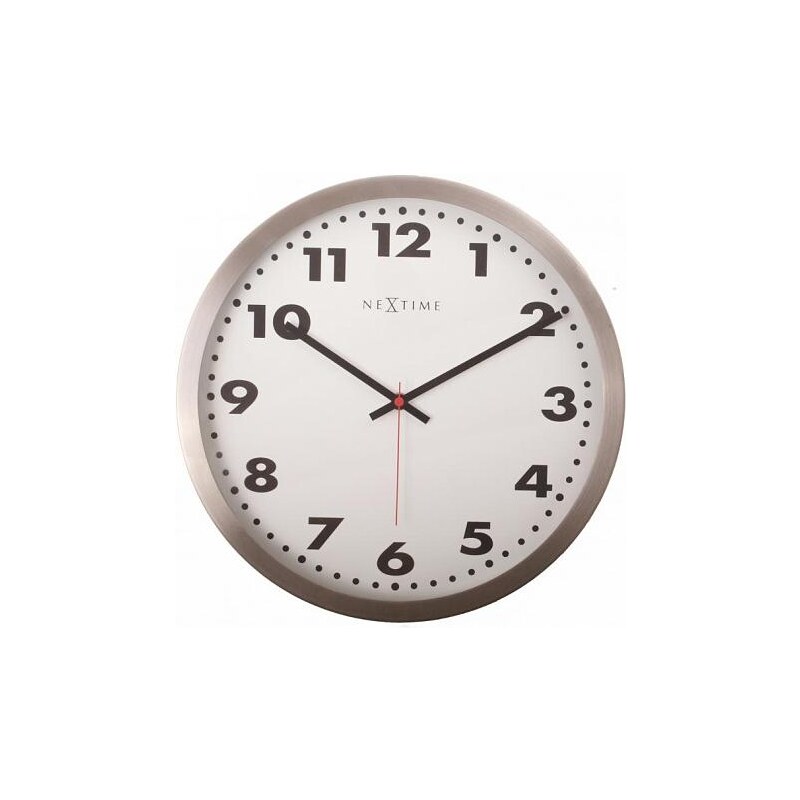 Designové nástěnné hodiny 2523 Nextime Arabic white 45cm
