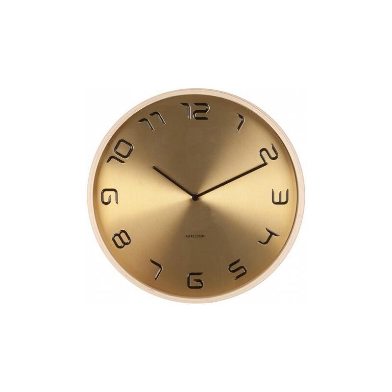 Designové nástěnné hodiny 5611GD Karlsson 35cm
