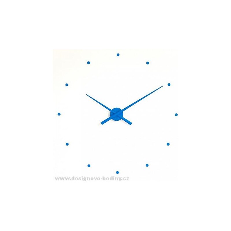 Designové nástěnné hodiny NOMON OJ modré 50cm