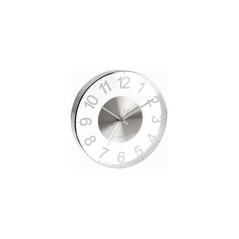 Designové nástěnné hodiny do koupelny 5404WH Karlsson 30cm
