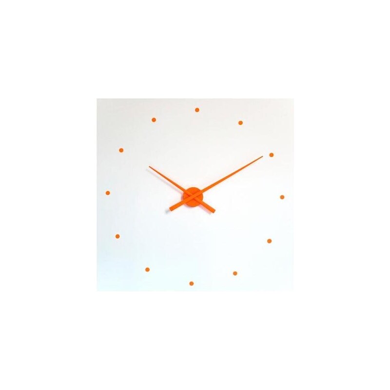 Designové nástěnné hodiny NOMON OJ oranžové 80cm