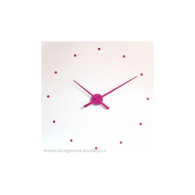 Designové nástěnné hodiny NOMON OJ fialové 80cm
