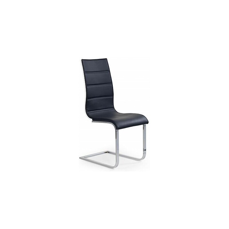 Jídelní židle K104 černo-bílá