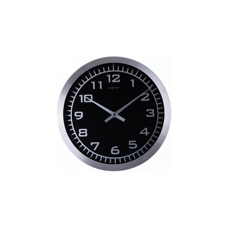 Designové nástěnné hodiny 2954 Nextime Blacky 45cm