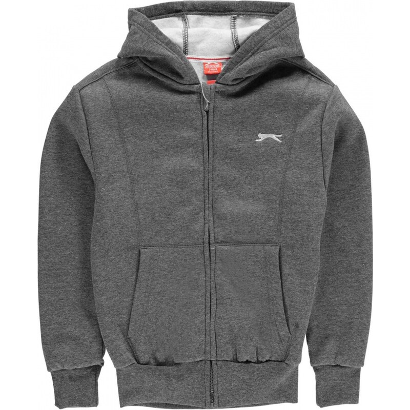 Slazenger Full Zipped Hoody Junior, charcoal marl